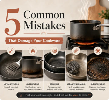 5 Common Mistakes That Damage Your Cookware