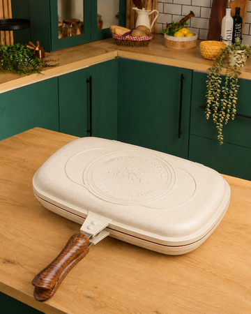 Granova cream Double Grill 40 cm in a modern kitchen lifestyle setting