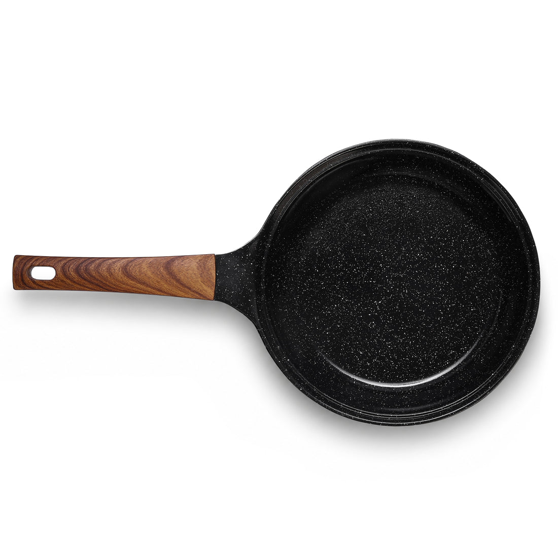 Granova Triple Frying Pan Set in black with three non-stick Frying Pans 24 cm