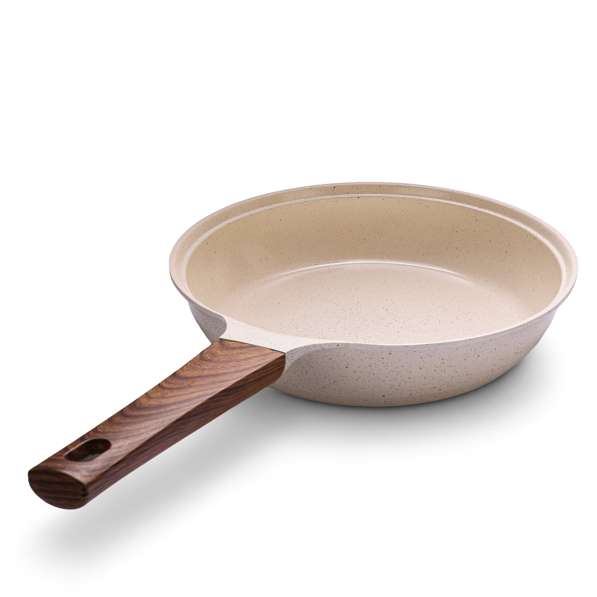 Granova cream Frying Pan 24 cm product view showing the non-stick cookware design