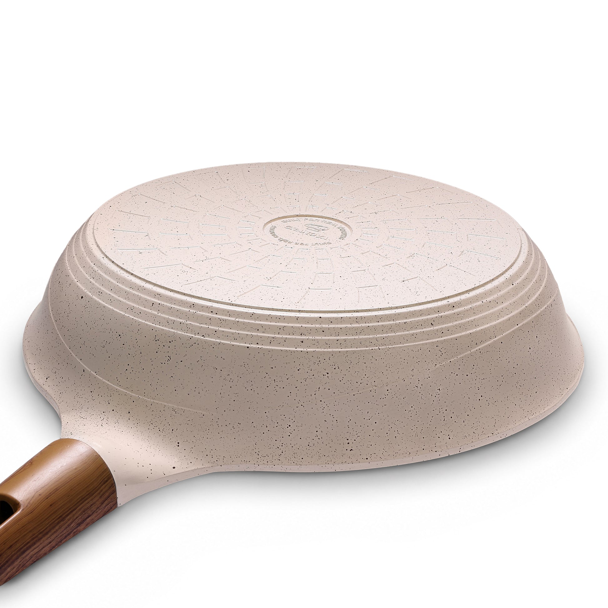 Granova cream Frying Pan 24 cm product view showing the non-stick cookware design