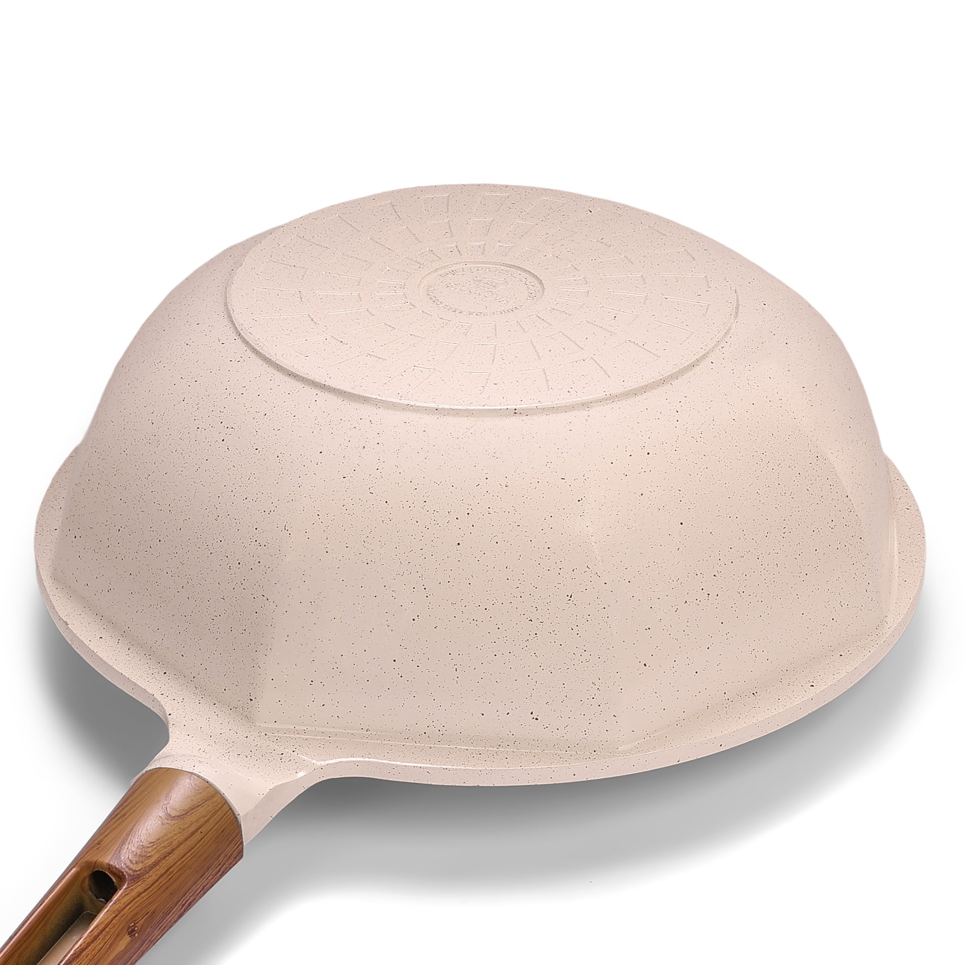 Granova cream Wok Pan 28 cm product view showing the non-stick cookware design